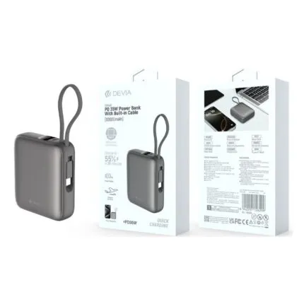 Ultra1 PD 35W Power Bank With Built-in Cable (10000mAh)