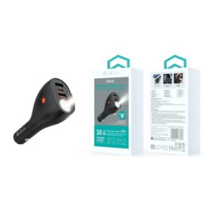 Ultra1 PD30W+QC18W 6-in-1 Muiti-function Fast Car Charger