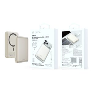 Ultra12 PD 22.5W Magnetic Built-in Cable Power Bank (10000mAh)
