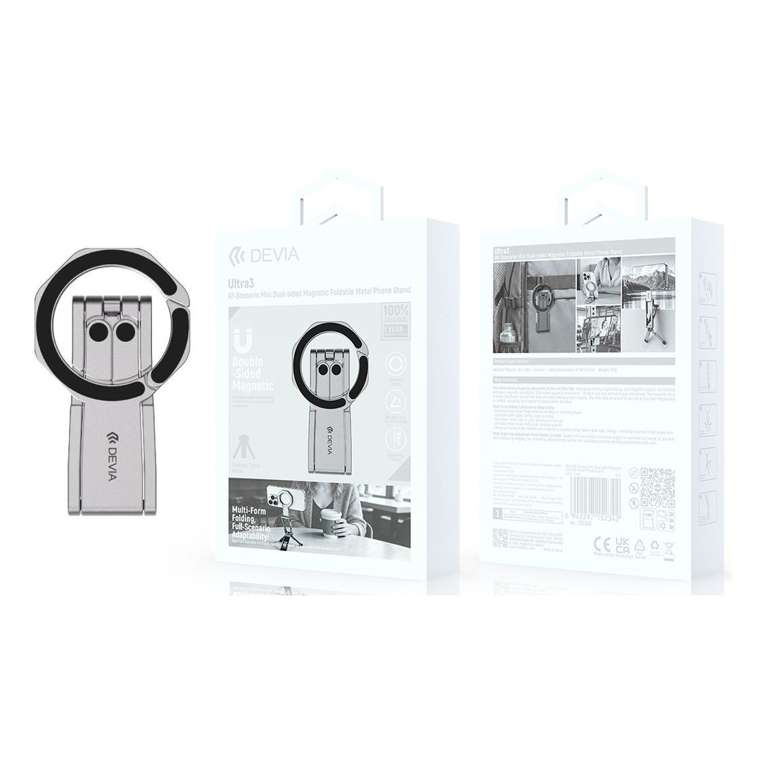 Ultra3 All-Scenario Mini Dual-sided Magnetic Foldable Metal Phone Stand Ultra3 All-Scenario Mini Dual-sided Magnetic Foldable Metal Phone Stand