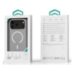 Funda magnética curvada y agradable al tacto de la serie Light Ripple para el iPhone 18 (con botón táctil) 3