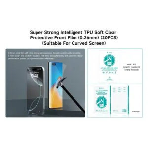 Ultra TPU Clear Intelligent Protective Film (0.26mm) (20PCS)
