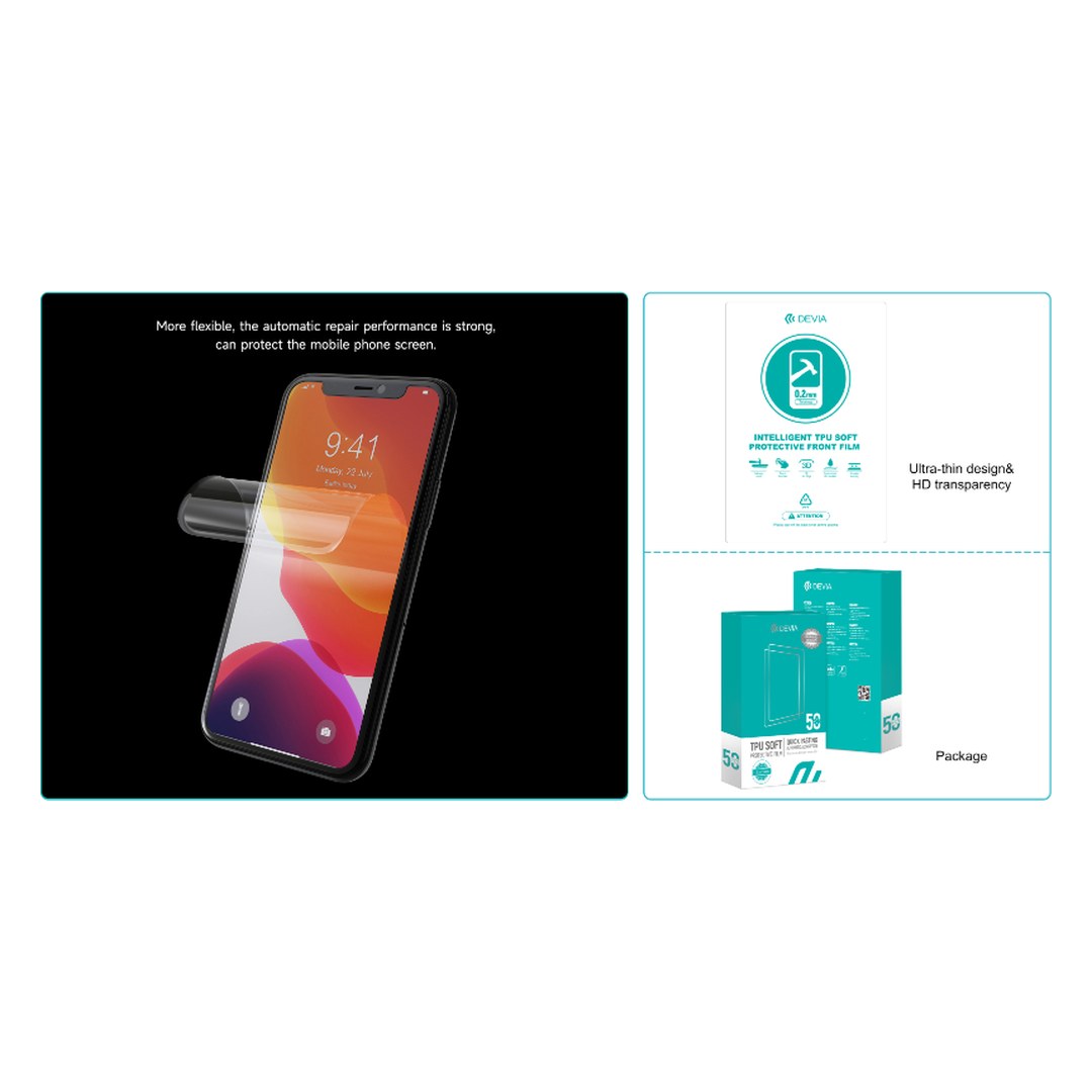 Ultra TPU Clear Intelligent Protective Film (0.2mm) (50PCS) Ultra TPU Clear Intelligent Protective Film (0.2mm) (50PCS)