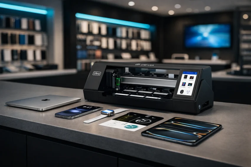 Hydrogel Cutting Plotter for Phone Stores